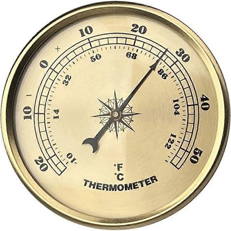 Thermomètre de 90 mm de diamètre pour une mesure précise de la température (1/4)