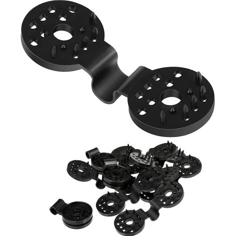 Lot de 30 clips en plastique pour pare-soleil pour serre et jardin, filet anti-oiseaux, accessoires en tissu agricole (1/5)