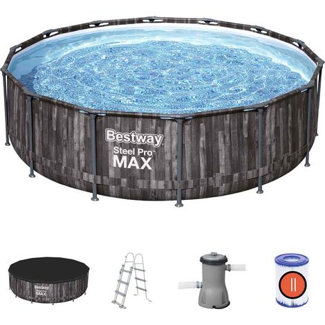 Piscina de jardín con estructura de 427 x 107 cm 11 en 1 Bestway 5614Z