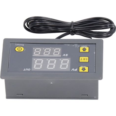 Module de régulation de température mini thermostat 110-220V affichage LED numérique boîtier ABS pour réfrigérateur (1/5)