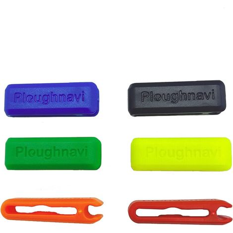 Clips d'Antenne pour Colliers, Pack de 6 Multicolores, Compatible T20, TT25, T5, TT10, TT15, DC50 (1/5)