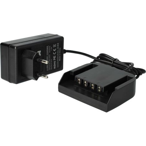 vhbw caricabatterie compatibile con AEG BUS 18, BUS 18 X, BSB 18 G, BSB 18 STX, BSB 18 LI, BST 18X, BSS 18C batterie Li-Ion di attrezzi, 18-21V