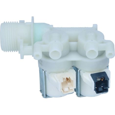 Ersatzteil - Magnetventil doppelt -  - INDESIT, ARISTON HOTPOINT, WHIRLPOOL, SCHOLTES, KOMPATIBEL, BAUKNECHT, PRIVILEG, IGNIS, ARTHUR MARTIN ELECTROLUX, IKEA