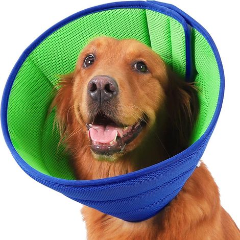 Collier Anti-Léchage et Morsure pour Chien et Chat, Cône de Protection pour Toilettage et Guérison des Plaies (1/5)