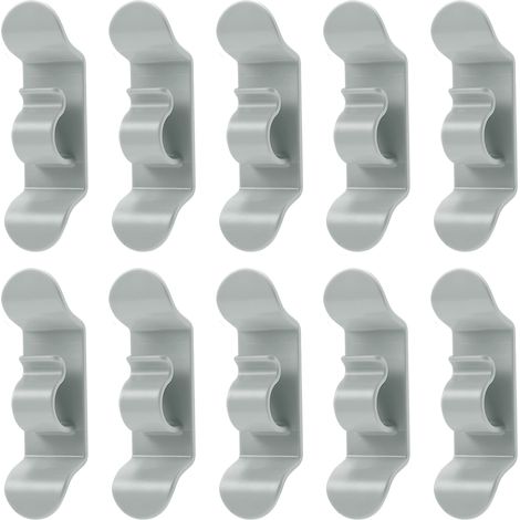 10Un enrouleur de fil gris-Conception auto-adhésive pour ranger les ustensiles de cuisine (1/5)