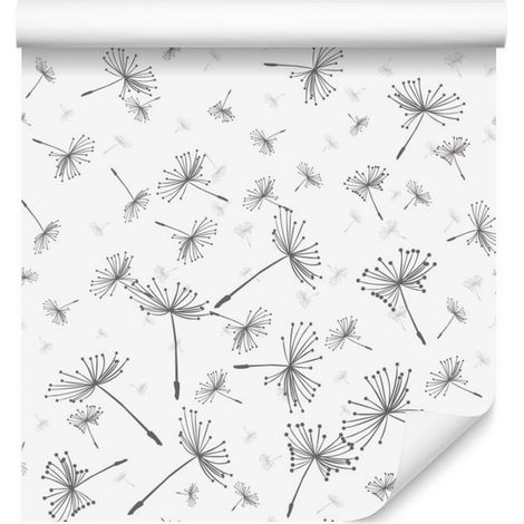 Papel pintado con diseño de semillas de diente de león para salón y dormitorio, 50x1000 cm. (1/5)