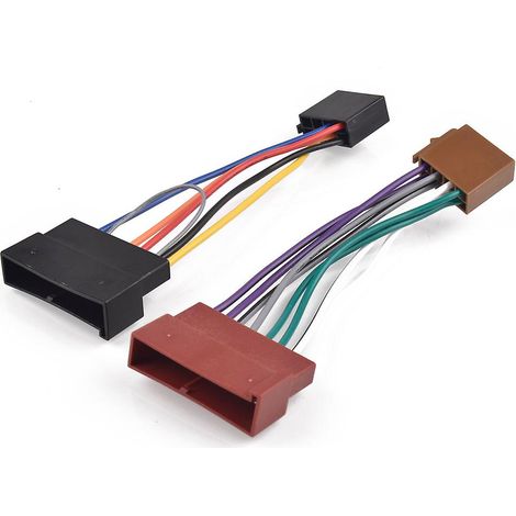 Câble adaptateur ISO pour autoradio, connecteur et faisceau de câbles pour Ford Fiesta Mk1, Escort Mk4, Explorer Ka (1/4)