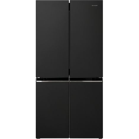 Sharp SJ-NFA15IMXBE frigorifero side-by-side Libera installazione 488 L E Nero (1/4)