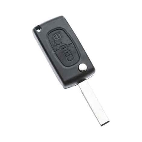 FUNDA DE LLAVE COCHE CITROEN/PEUGEOT 'HU83ARS2N' 2 Botones