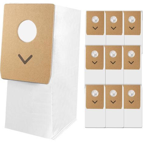 Paquete de 10 bolsas de repuesto para aspiradora NEC490BL, compatibles con aspiradoras inalámbricas de mano Eureka Stylus Elite NEC490BL, NEC490SE y NEC410BK. (1/5)
