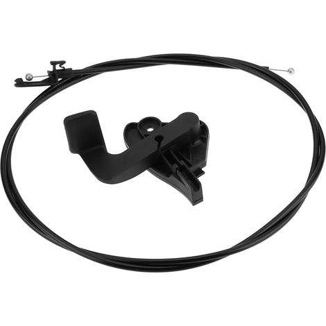Ensemble de poignées et câbles de déverrouillage de capot moteur 8E1823533B 8E1823531D compatibles avec A4 8E B6 B7 Exeo 180 cm (1/5)