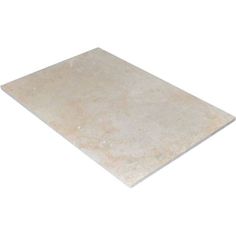 Carrelage Travertin Beige Classique 1er choix Vieilli 91,5x61x1,2 cm (1/5)