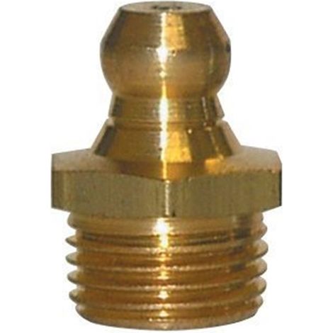 Graisseur hydraulique droit autotaraudeur UMETA DIN 71412, acier, R.10x1, L.15, Ø11.
