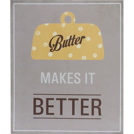 Premier Housewares Butter Makes It Better Wall Plaque (1/3)
