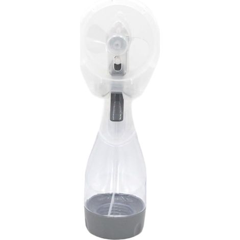 Ventilateur portable léger avec réservoir d'eau et diffusion continue de brume pour la plage, le pique-nique ou l'exercice en plein air (blanc) (1/2)