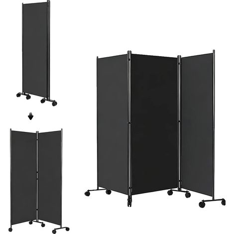 Paravent, Design Autonome, Flexibilité à 360°, 2.6x1.8m, 2.6x1.8m (1/2)