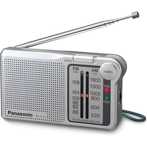 RADIO PORTATIL PANASONIC RFP150DEGS PLATA, SINTONIZADOR ANALOGICO AM/FM, 150mW