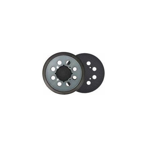Patin de ponçage 125 mm – 8 trous d'aspiration – Compatible ponceuses DeWalt DCW210N DWE6423 – Pour ponçage bois dur - N329079
