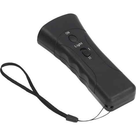 Répulsif ultrasonique pour chien, appareil portatif anti-chien, dresseur à ultrasons avec LED (livré sans pile) (1/5)
