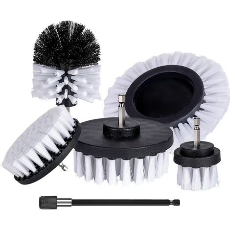 Juego de brocas avellanadoras, escariadores de acero de alta velocidad, 4/5/6/7/8/10 mm, brocas avellanadoras para biselar madera y brocas para agujeros piloto, color plata de 4 mm. (1/5)