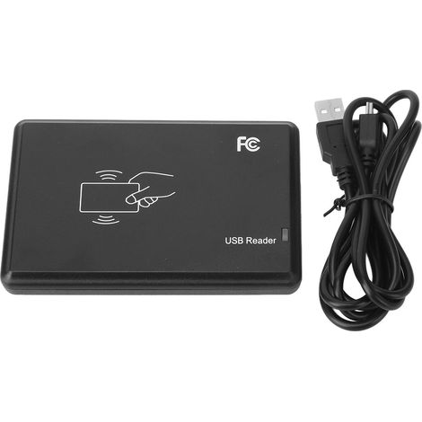 Lecteur de cartes d'identité RFID basse fréquence 125 kHz avec interface USB, émetteur de cartes de contrôle d'accès (1/5)