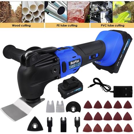 Cordless Oscillating Multi Tool Cutter Sander Blade Triangle Sanding Sheets Pad