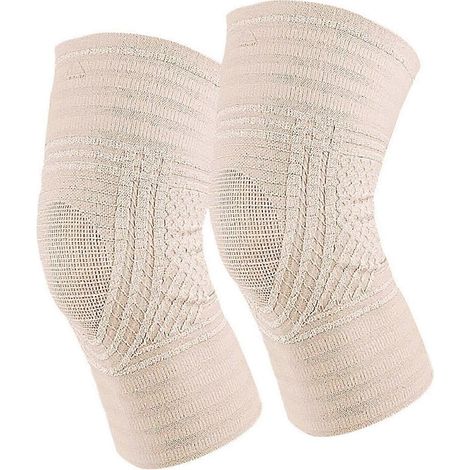 Genouillère élastique (M) pour personnes âgées sensibles au froid, fine et confortable, avec technologie anti-migration, couleur (1/5)