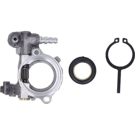 Kit de Pignon et Pompe à Huile Compatible Stihl 024/026/MS240/MS260 - Matériau Aluminium et Fer - Pièces Détachées pour Tronçonneuse (1/4)