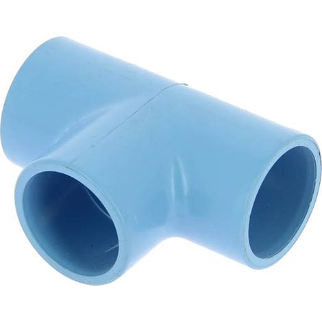 Té 90° PVC bleu air comprimé femelle-femelle Ø25