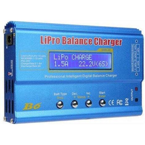 Brand new RC Lipo NiMh battery balance charger with iMAX B6 digital LCD display (1/4)