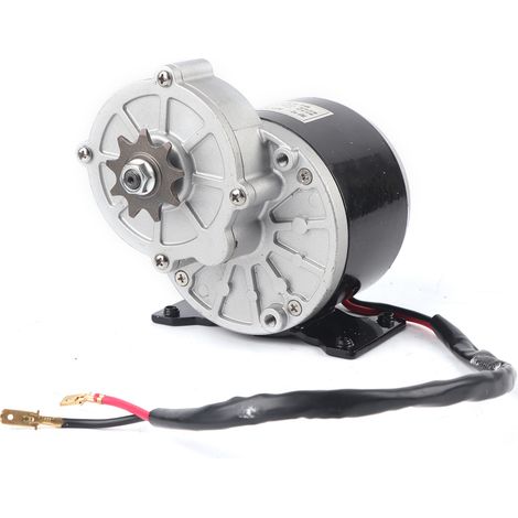 Moteur électrique à réduction de vitesse 12V 250W avec réducteur de moteurs à courant continu brossé à pignon à 9 dents pour scooter électrique