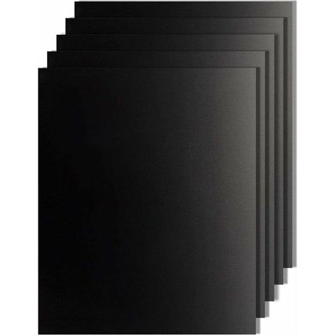 BEBUSINGOTO Lote de 5 alfombrillas antiadherentes reutilizables de fibra de teflón para asar barbacoa, de 50 x 40 cm, portátiles, fáciles de limpiar, para exteriores, picnic, freír, cocinar, barbacoa, (1/5)