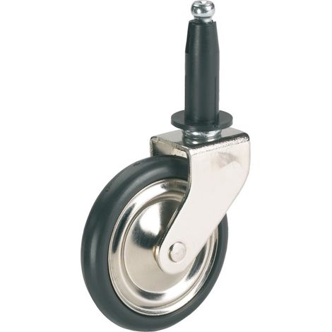 Dörner & Helmer Teewagenrolle 50 mm Kunststoffrad mit Hülse