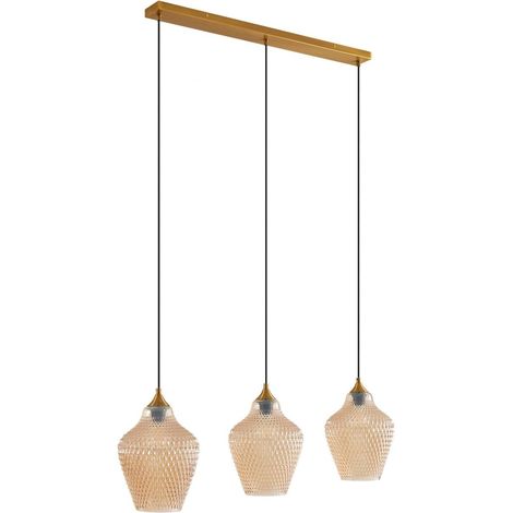 Lindby 'Drakar' in Beige da Vetro