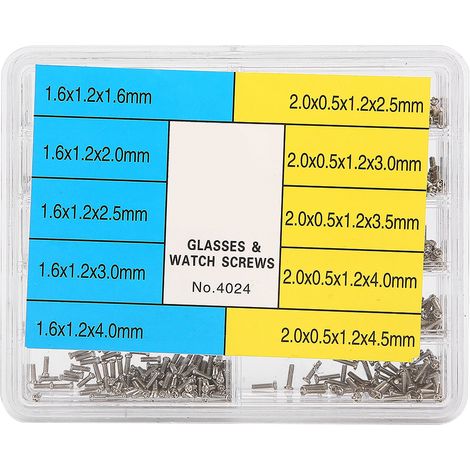 1000 Vis en Fer pour Réparation de Montres et Lunettes - Outil Accessoire Horloger (1/5)