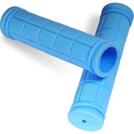 Fahrradgriffe 1 Paar Ergonomisch Rutschfest Weicher Gummi 22mm Sky Blue (1/5)