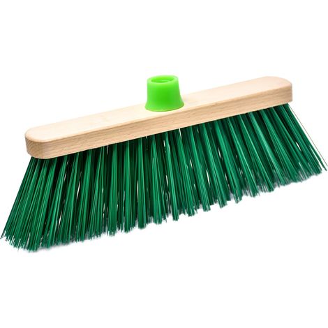 Scopa Cortile Apex Dorso Legno Setola Dura 33 cm 12 Pezzi