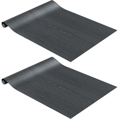Maison Exclusive - Láminas autoadhesivas muebles 2 uds PVC madera (1/5)