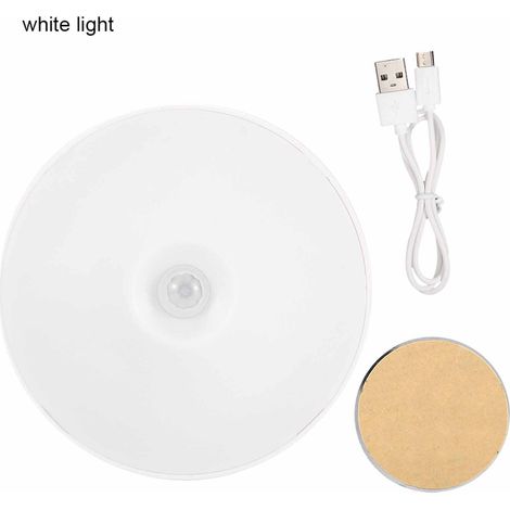 LED-Nachtlicht mit Bewegungsmelder, USB-Ladefunktion und Magnet für das Schlafzimmer, weiß (1/5)