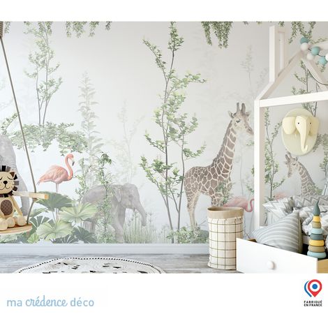 Papier peint : La savane des animaux - Intissé - 200 cm - 280 cm (1/5)