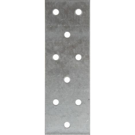 Simpson Strong Tie – Plaque perforée 40x120mm – Acier galvanisé S250GD – Épaisseur 2mm – Fixation pour bois dur et béton armé