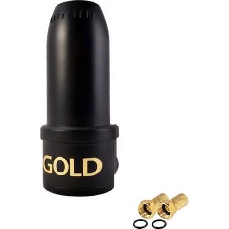 LNB Single 0,1 dB FULL HD Micro GOLD EDITION + 2 FICHES F