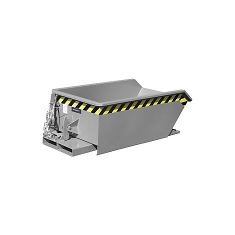 Minivolquete  bajo borde de vertido  capacidad 0,23 m³  gris