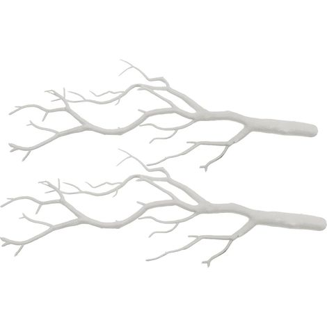 2pcs Branches Décoratives Blanches pour Vase Haut en Branche Artificielle Résistante la Corrosion Décor Naturel Chic pour Photographe et Intérieur (1/5)