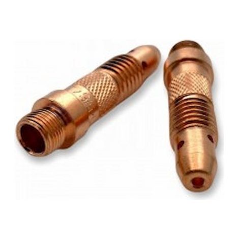 Pince Collet Cuivre D.4,0 mm pour Torche TIG 17 18 26 - Consommable electrode Tungstène - TRAFIMET TD0001-40 - L.50mm (1/2)