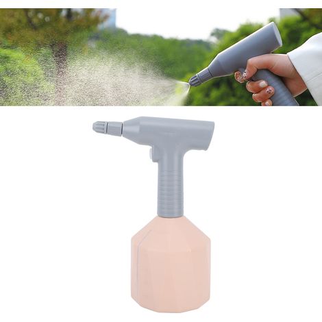 Tragbare elektrische Gießkanne, Bewässerungsgerät für den Hausgarten, automatische Gießkanne, Desinfektionssprüher, rosa. (1/5)
