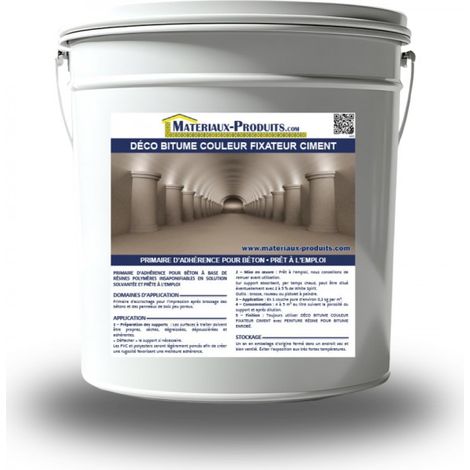 Déco bitume couleur fixateur ciment - 5 L Incolore - MATPRO (1/2)