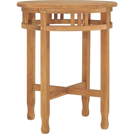 Table de bistro Chic,Table de Jardin,Table de salle à manger Ø60x60 cm Bois de teck solide -19685 (1/5)