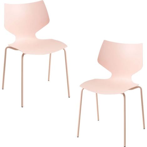 Packs Sillas Comedor - Pack 2 Sillas Plecy - Rosa (1/5)