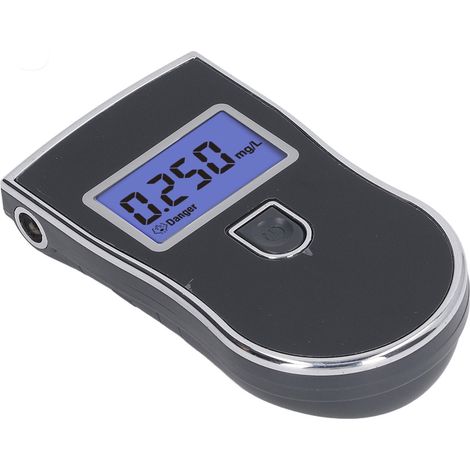 Testeur d'alcoolémie professionnel précis portable, détecteur d'alcool pour conduite, écran LCD bleu numérique, usage domestique et soirée (1/5)